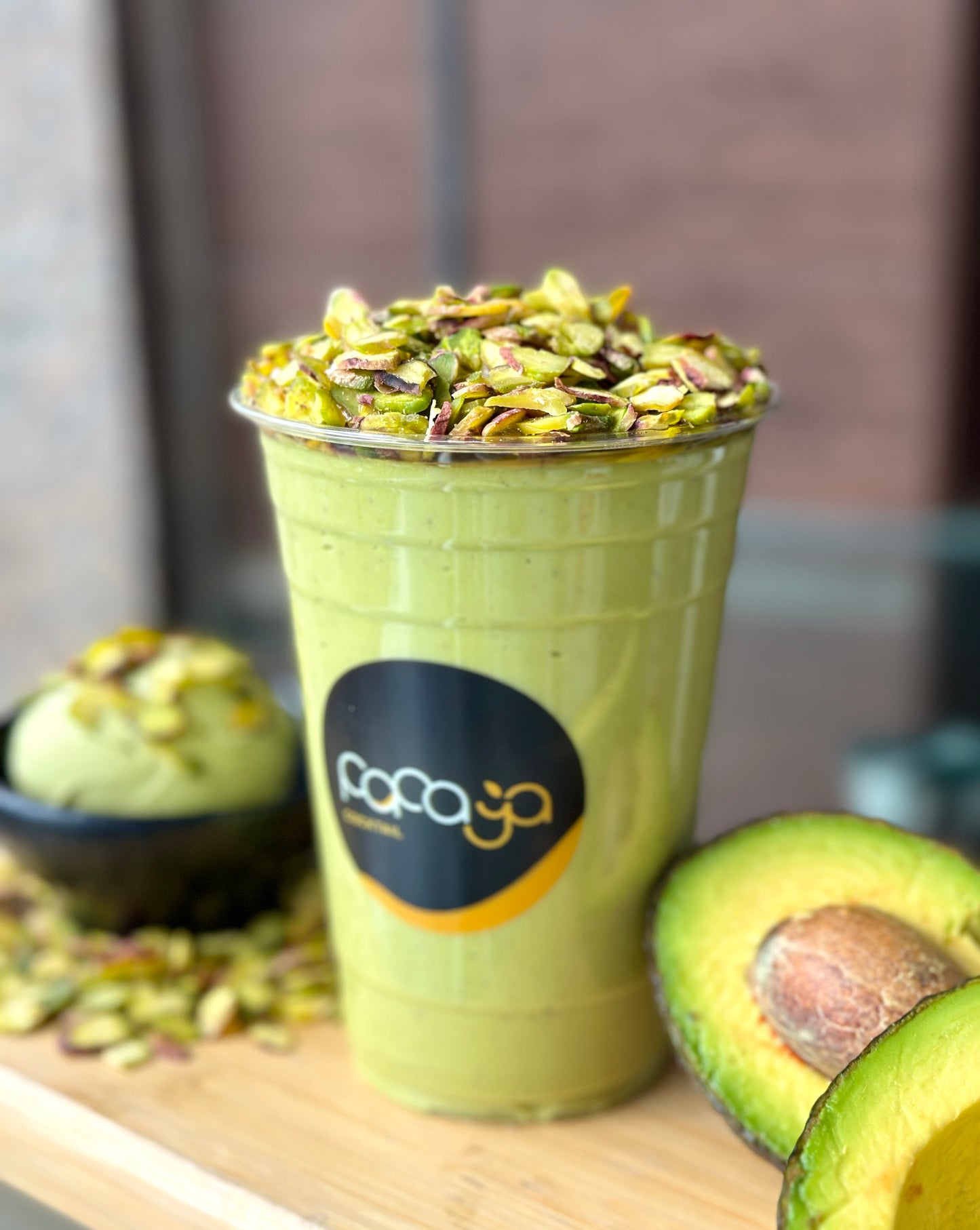 Avocado with Icy Pistachio