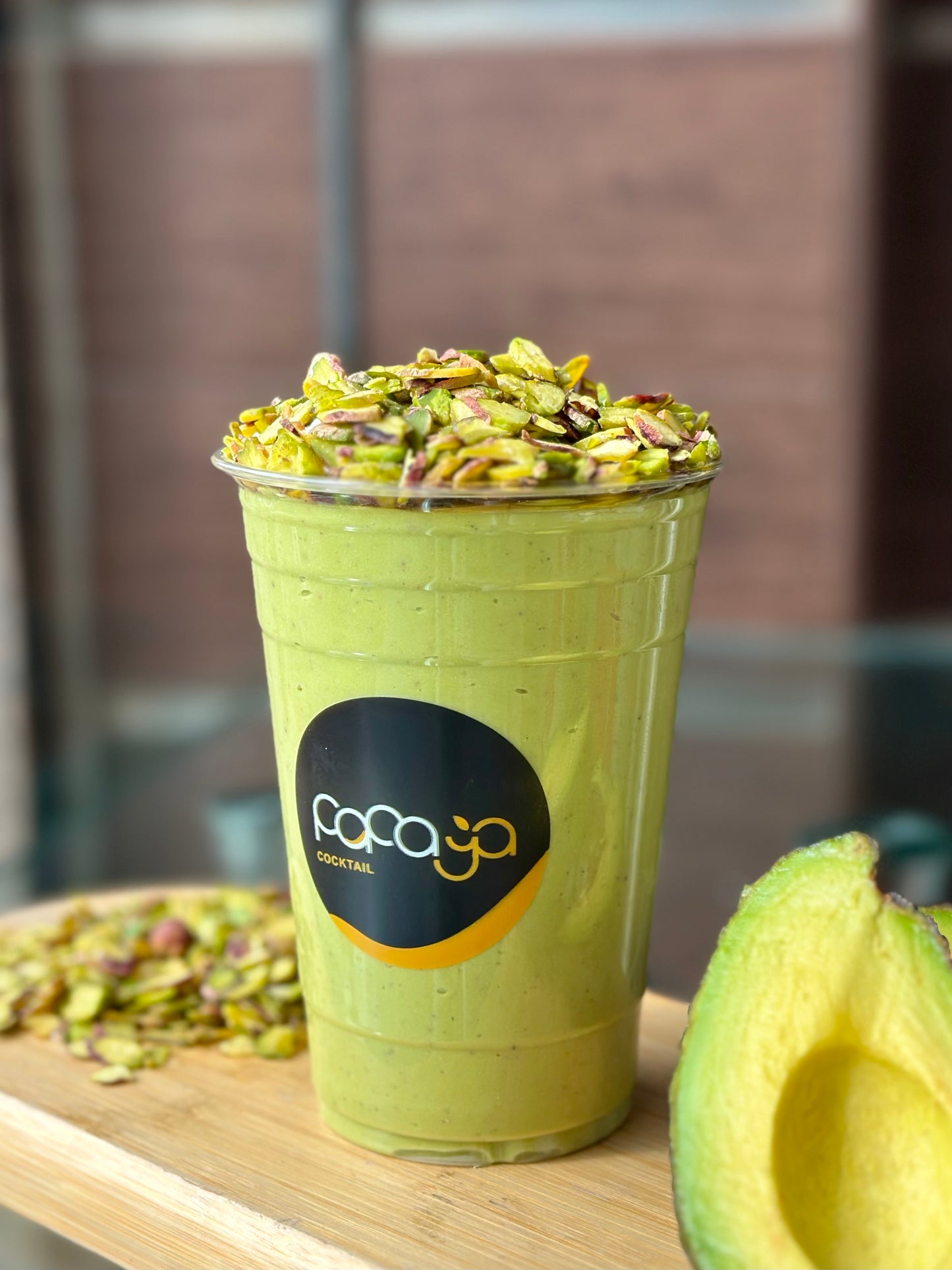 Avocado with Icy Pistachio